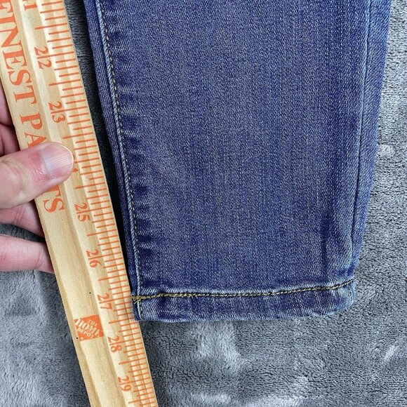 Judy Blue Womens Distressed Skinny Fit Leopard Cheetah Patches Jeans Size 5/27 - Picture 10 of 13